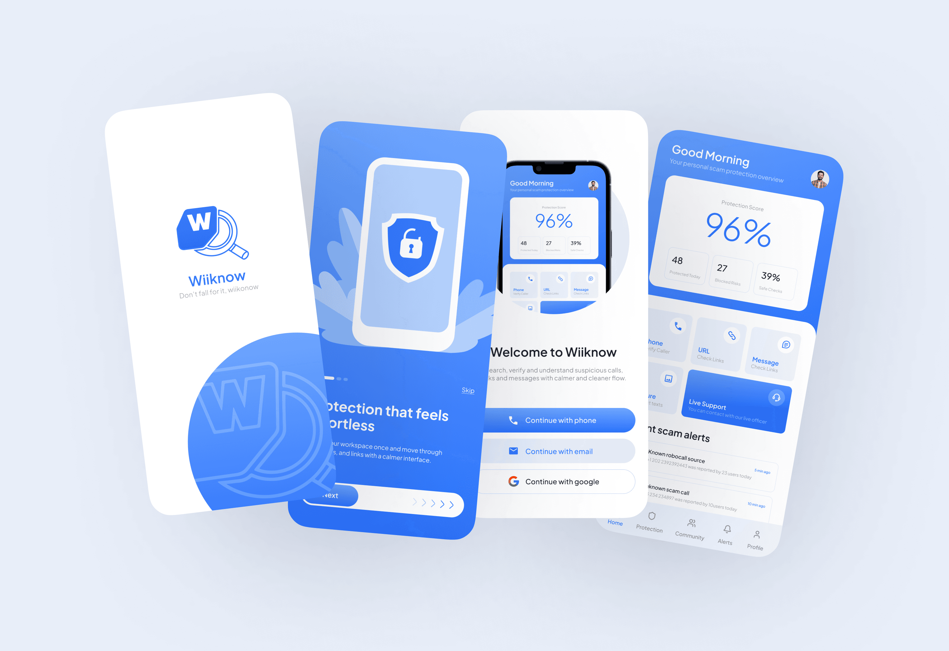 Wiiknow app cards